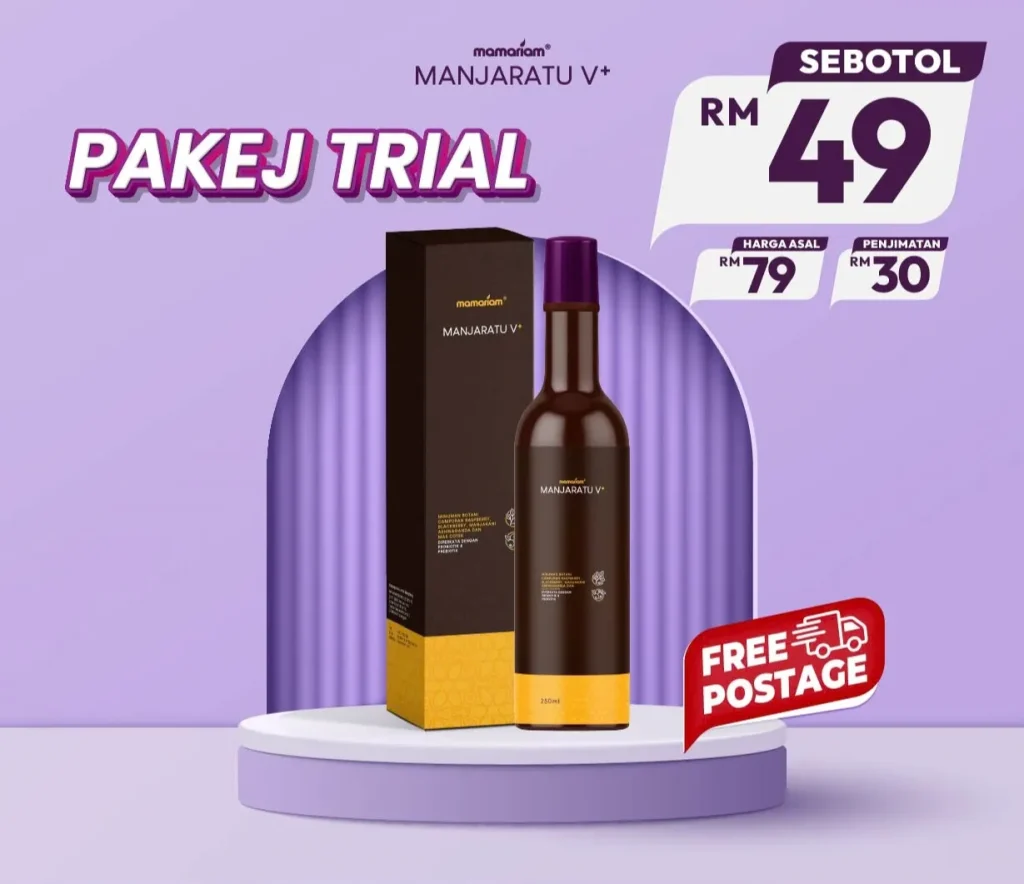 PAKEJ 1 BOTOL MANJARATU V+